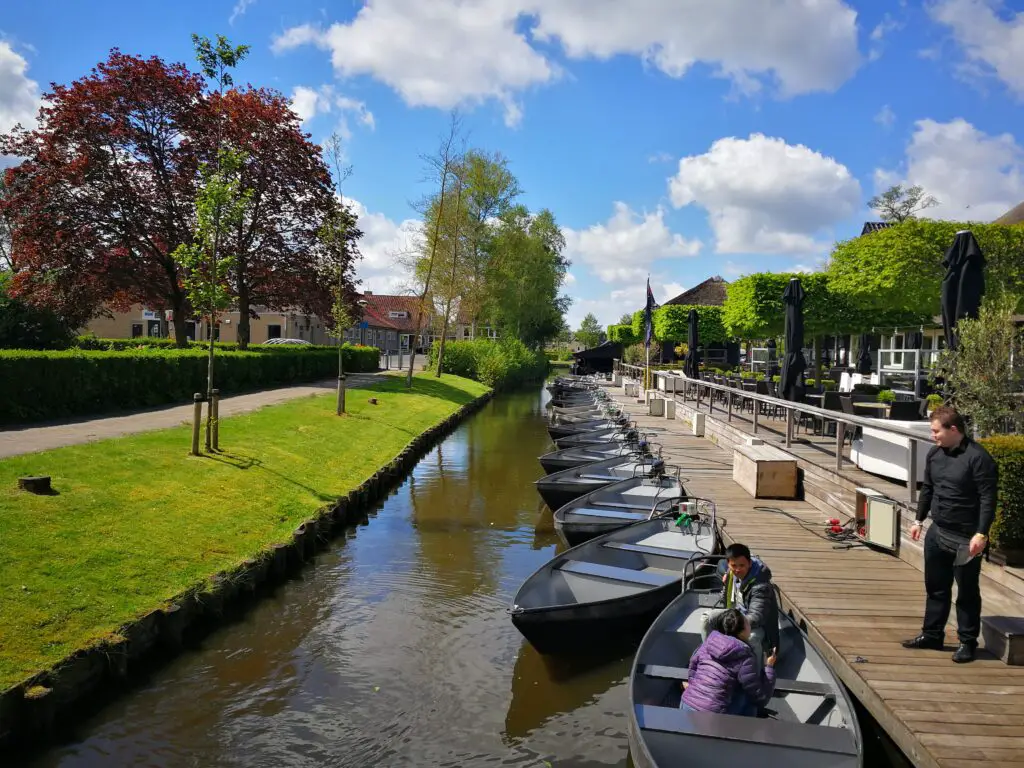 Beautiful Giethoorn car-free town in Overijssel, Netherlands