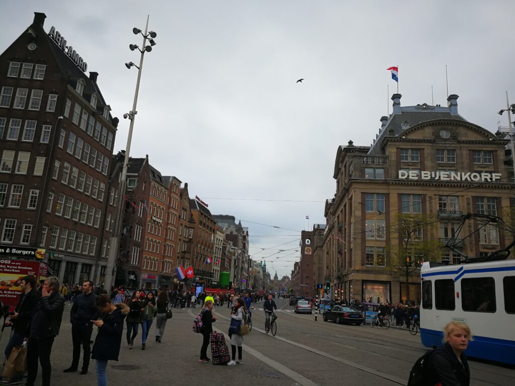 Touristic Places in Amsterdam City Center, Netherlands- Tourism in Amsterdam
