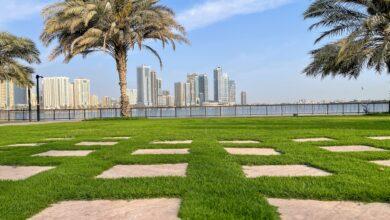 Al Majaz Waterfront Park is one of the best entertainment places in Sharjah, UAE